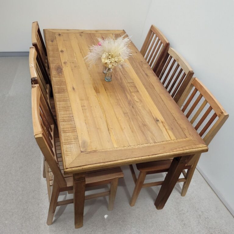Mesa Jantar Premium Natural 1,60x0,80m