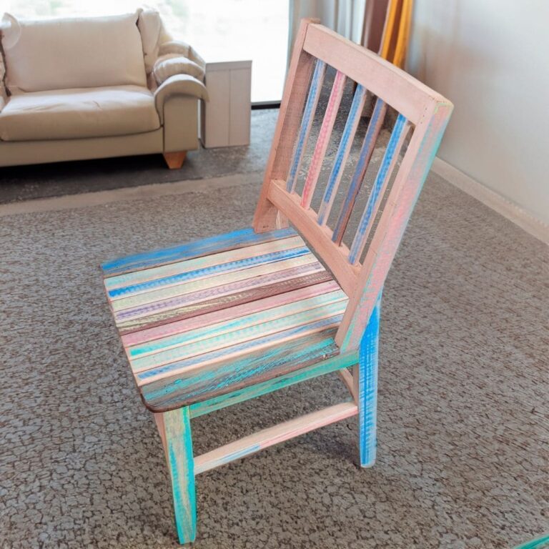 Cadeira Rústica Modelo ar Color